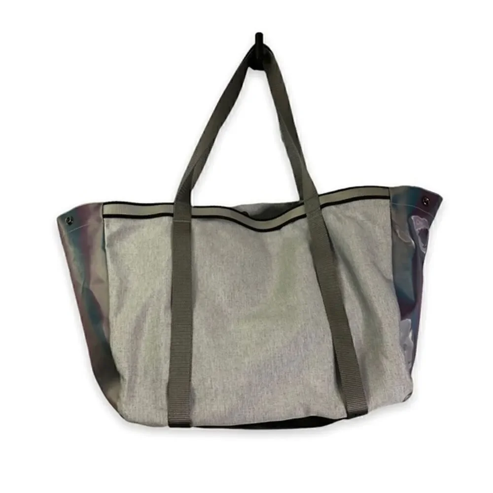 ANDI New York Aqua Reflective Summer Iridescent Tote Bag Purse